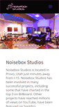 Mobile Screenshot of noiseboxstudios.com